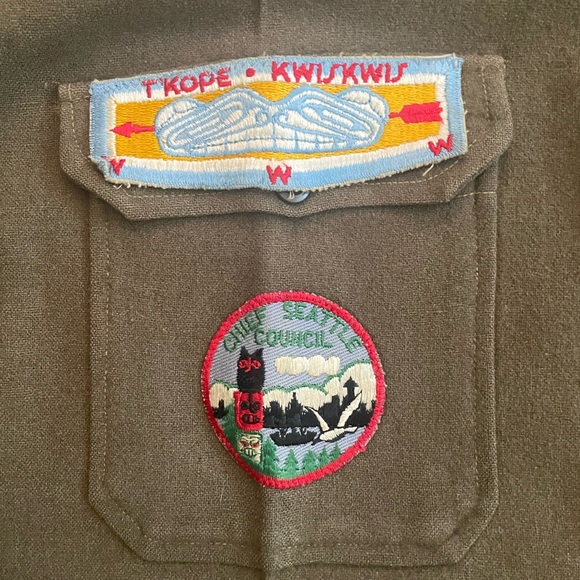 Men’s Vintage Eagle Scout Wool Shirt - Picture 4 of 12